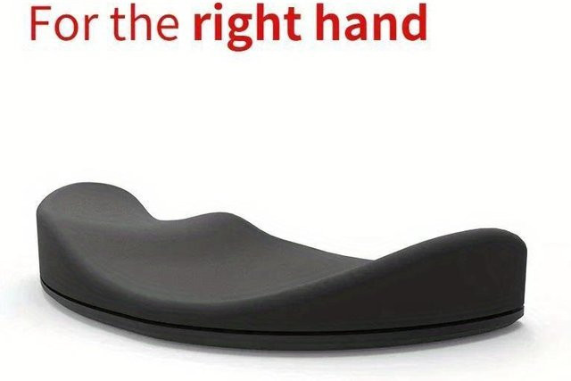 Ergonomisches Mauspad mit Silikongel-Handgelenkauflage von NATAWA in Schwarz und Grau, rutschfestes Computer-Mauspad für Büro und Gaming - Bild 1