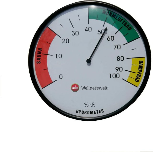 WEKA Sauna-Hygrometer in Weiß - Bild 2