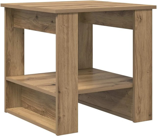 vidaXL Couchtisch Artisan-Eiche in Braun, modern und rechteckig, B/T/H: 51 x 50 x 50 cm - Bild 1