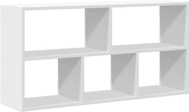 vidaXL Wandregal Cube in Weiß aus Holzwerkstoff, B/H/T: 100 x 50 x 25 cm - Bild 1