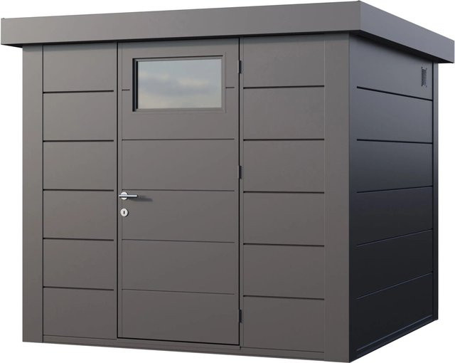 Telluria Gerätehaus Classico in Silber, B/T/H: 258 x 219 x 258 cm - Bild 1