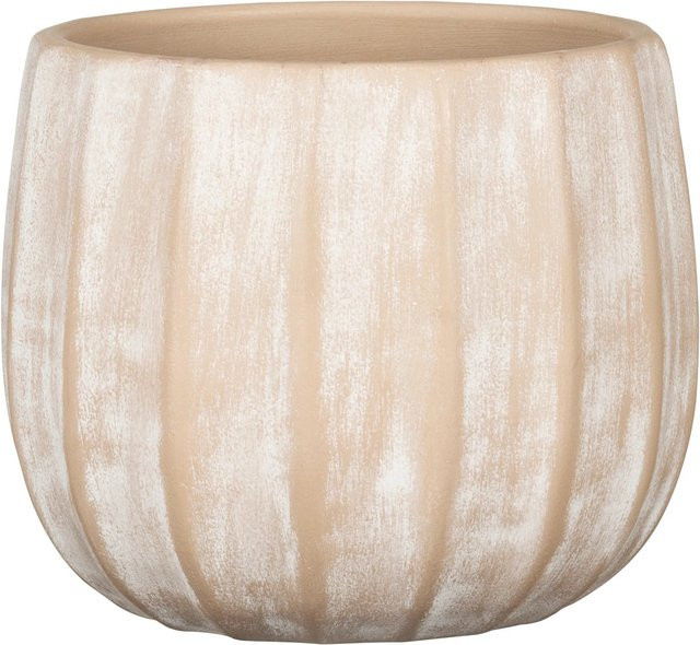 Scheurich Übertopf Runa 784 in Washed Cream/Beige, Durchmesser: 20 cm, Höhe: 16 cm - Bild 1