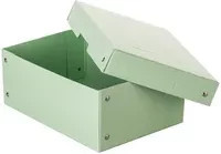 Falken PureBox Aufbewahrungsbox für A5 Dokumente, Farbe: Grün, B/H/T: 18 x 25 x 10 cm - Bild 1