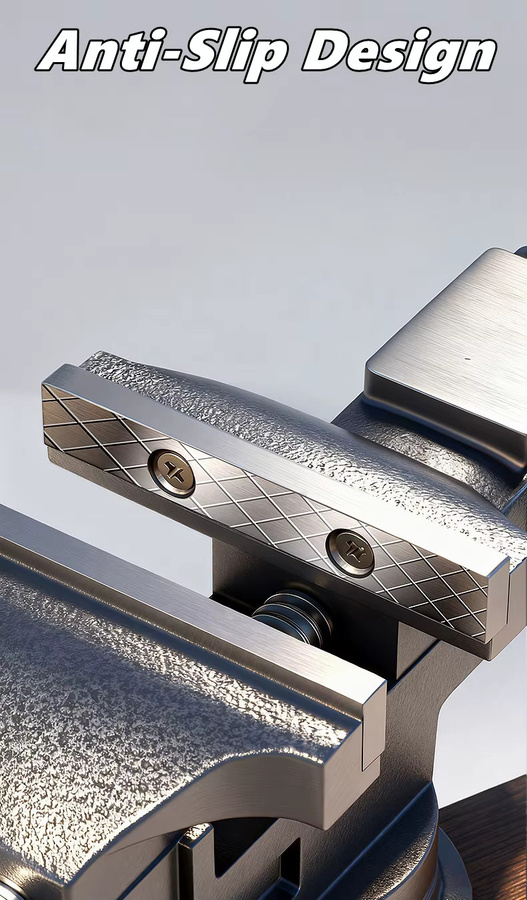 NIUXIANG Universeller Tischschraubstock mit 360 Grad drehbarer Basisklemme für Holzbearbeitung und Metallarbeiten - Bild 5