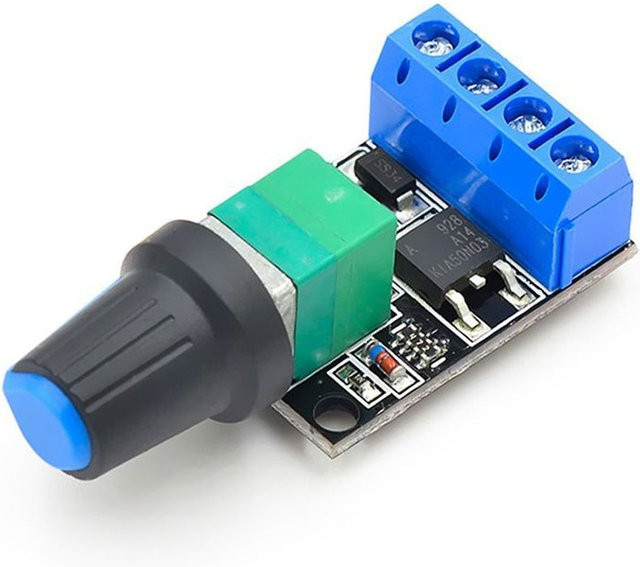 PWM DC Motor Drehzahlregler mit LED Dimmer für 5V 12V 10A in Multicolour - Bild 1