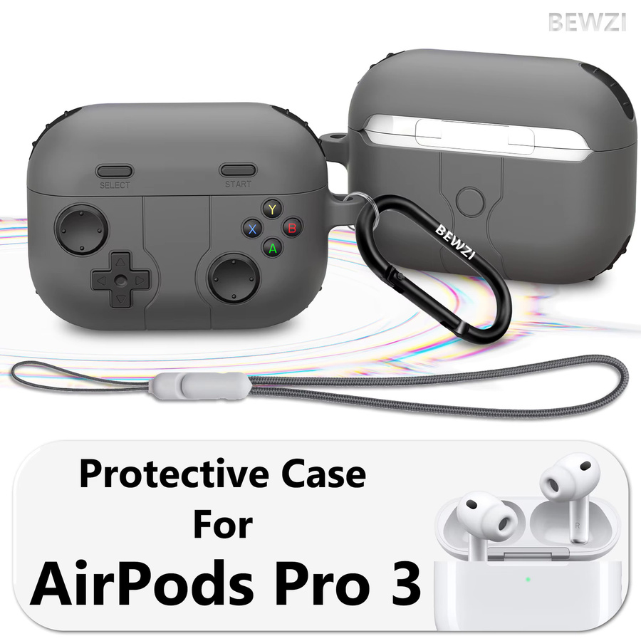 Apple AirPods Pro 3 Schutzhülle aus Silikon in Purple und Grey - Bild 2