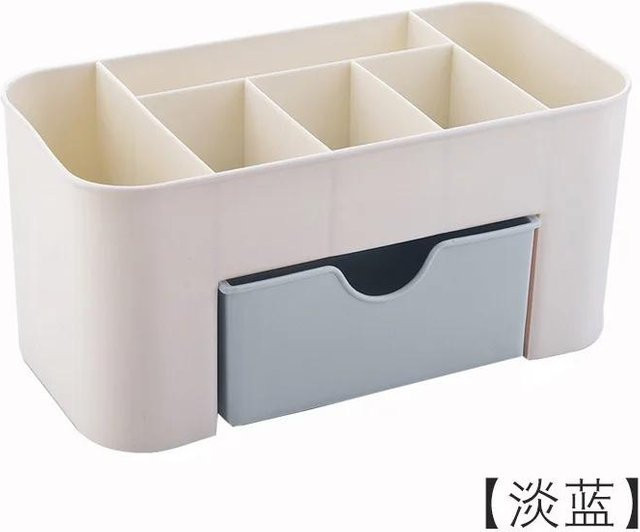 Nordic Kosmetische Lagerungsbox, Blau, Organizer für Make-up und Schmuck - Bild 1