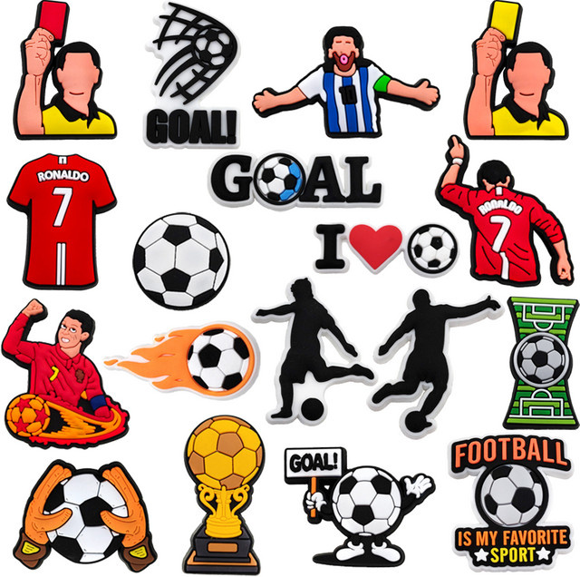 Hot Toys Fußballschuh-Charms, 18 Stück/Set, PVC - Bild 1