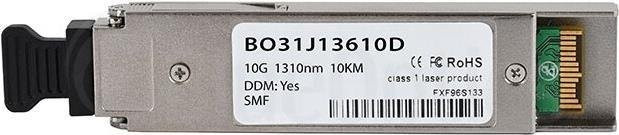BlueOptics XFP Transceiver BO31J13610D kompatibel mit Telco Systems BTI-10GLR-T-DD-XFP, 10GBASE-LR, Singlemode Fiber, 1310nm, 10KM, LC-Duplex, DDM, Farbe: Silber - Bild 1