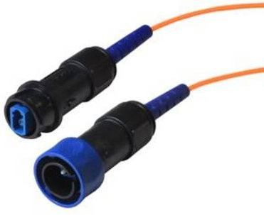 Bulgin LWL-Kabel PXF4054BAA Bulk in Orange - Bild 1