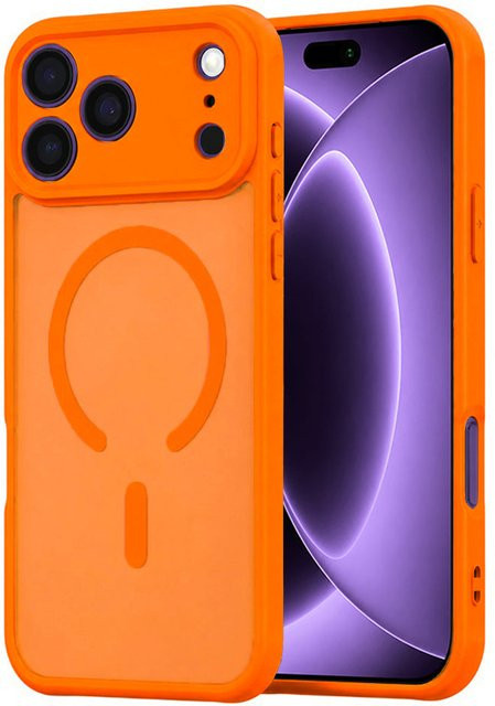 Techsuit HaloFrost II MagSafe-Hülle für Apple iPhone 18 Pro und iPhone 17 Pro in Orange - Bild 1