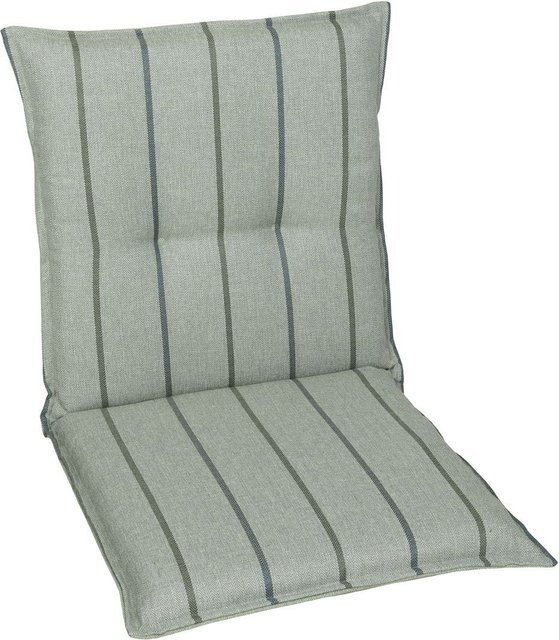 GO-DE TEXTIL Gartenauflage für Niederlehner, 2er Set, Wendauflage, Taupe/Grau, Olefin - Bild 1
