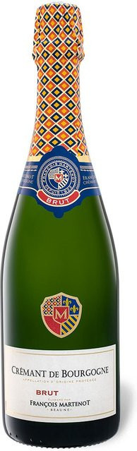 Francois Martenot Crémant de Bourgogne AOP brut 2023 Schaumwein 0,75 l - Bild 1