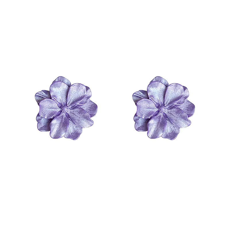 DREJEW Ohrstecker, Gardenien-Blumen, Bunt, Damen - Bild 2