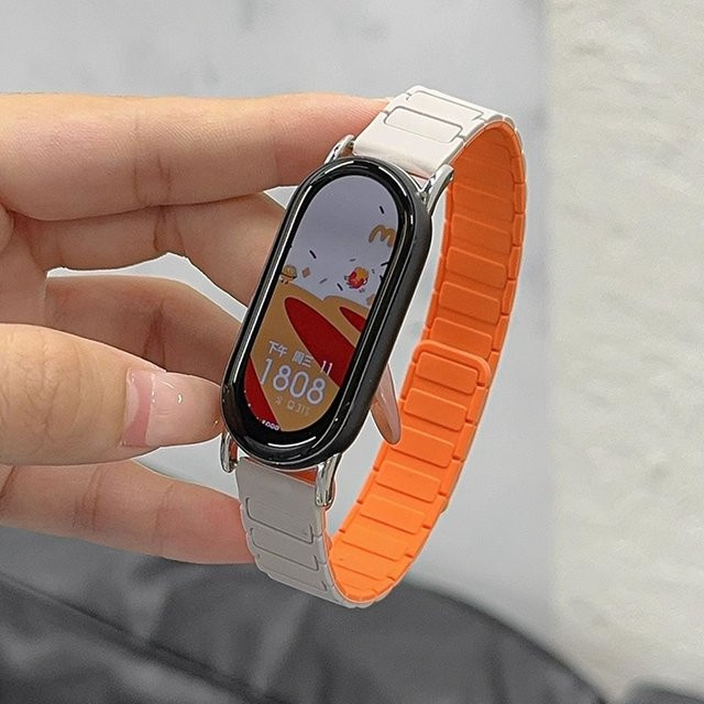 SNQP Uhrenarmband Silikon, Magnetschlaufen-Armband, Unisex - Bild 1