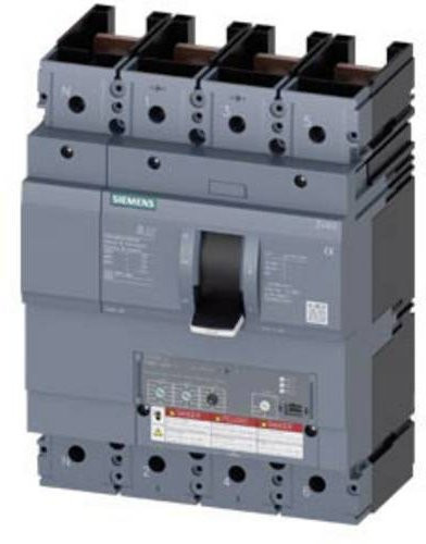 Siemens 3VA6440-8HL41-0AA0 Leistungsschalter in Grau mit einem Einstellbereich von 160 - 400A und einer maximalen Schaltspannung von 600 V/AC - Bild 1