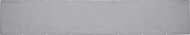 Balkonsichtschutz Melville Silbergrau aus Polyester-Gewebe, Höhe: 90 cm, Breite: 500 cm - Bild 1