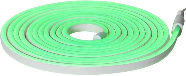 Eglo LED-Leuchtband Flatneonled in Grün, Länge: 500 cm, IP44 für Innen- und Außenbereich - Bild 1