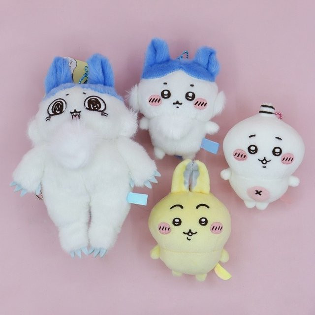 Bandai Hachiware Plüsch-Cartoon-Puppe, Plüsch / Textil, Bunt / Mehrfarbig - Bild 1