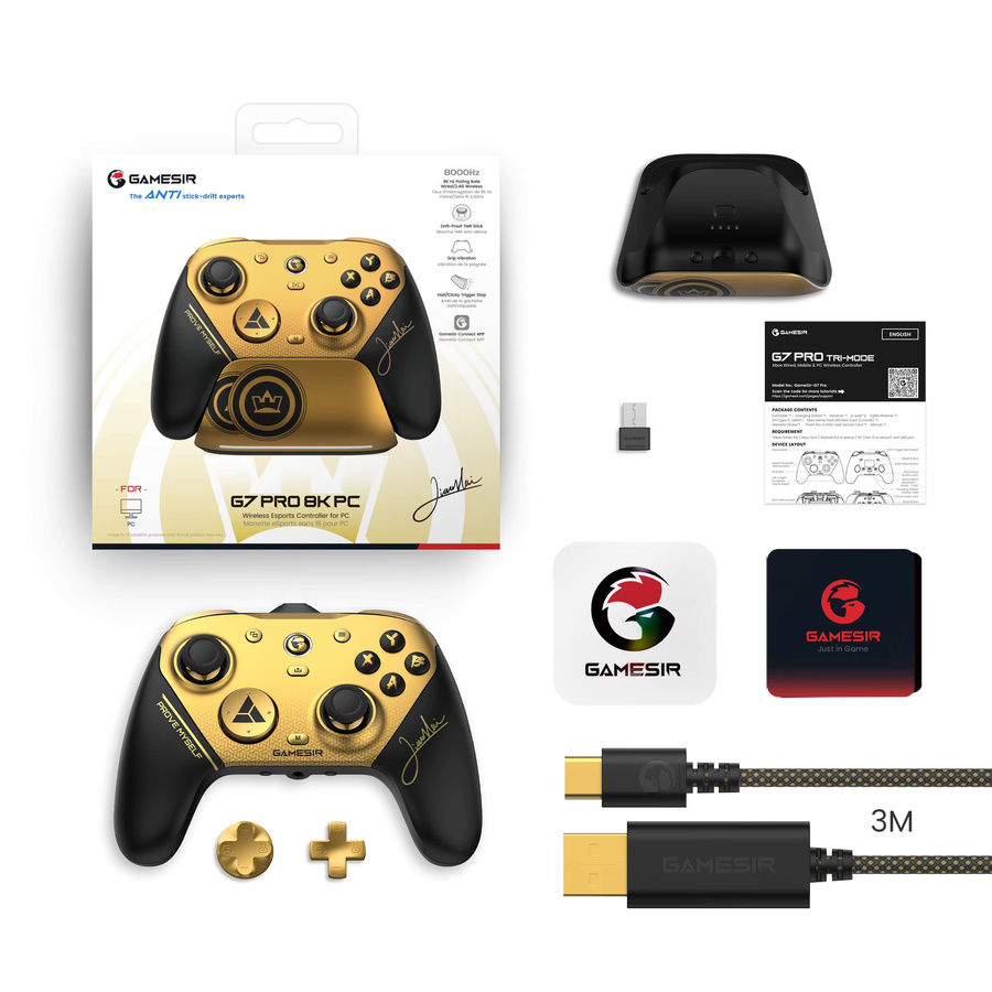 GameSir G7 Pro 8K Champion Edition Kabelloser Gaming-Controller für Nintendo Switch, Android, iOS, PC und Steam mit 8000Hz Polling Rate - Bild 5