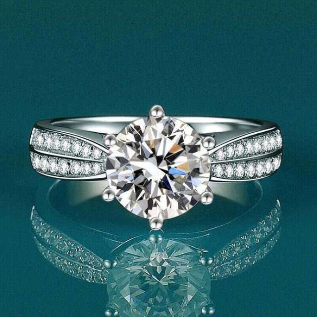 SAY Ring 925 Silber, Kristall, Damen - Bild 1