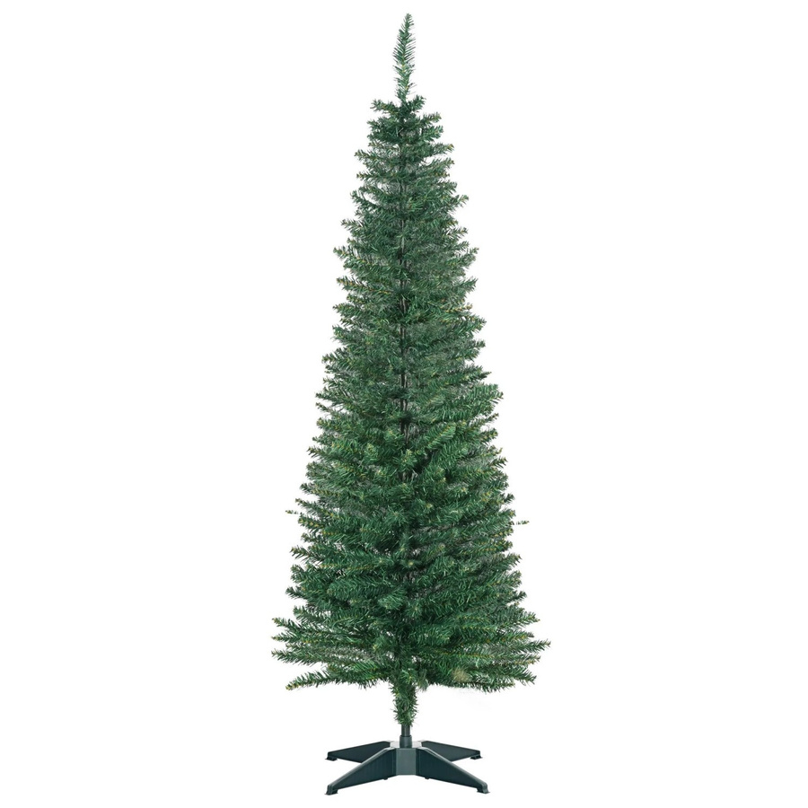 Furnicato Künstliche Tanne Weihnachtsbaum in Grün mit Ständer und Stern, Höhe: 150 cm - Bild 2