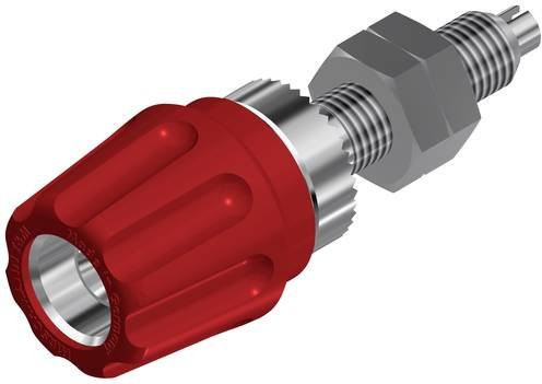Hirschmann Test & Measurement PKN 10 B Polklemme Rot 63A aus Messing - Bild 1
