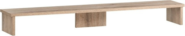 PROREGAL Monitorständer Fox Large für 2 Bildschirme, Eiche, H x B x T: 13 x 110 x 20 cm - Bild 1