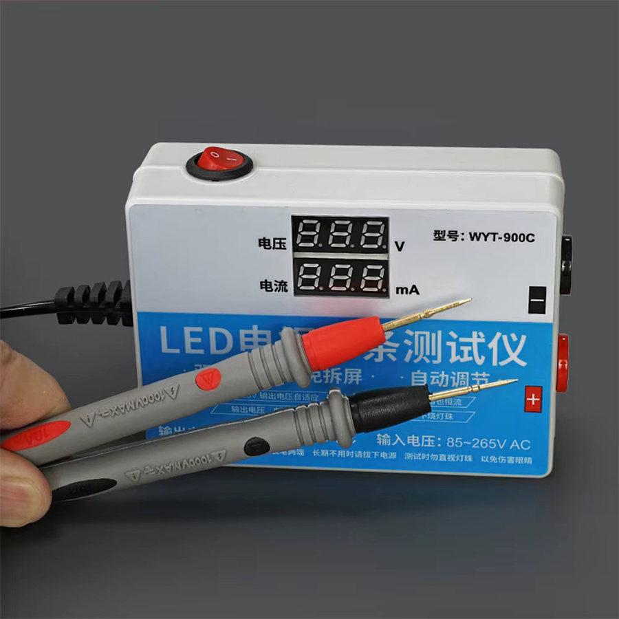 Gaqqee LED-Tester für LED-TV-Hintergrundbeleuchtung und LED-Streifen mit Strom- und Spannungsanzeige, 0-300V, Weiß - Bild 2