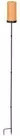 LUMINEO Solarleuchte Gartenstecker Kerze in Orange und Beige - Bild 1