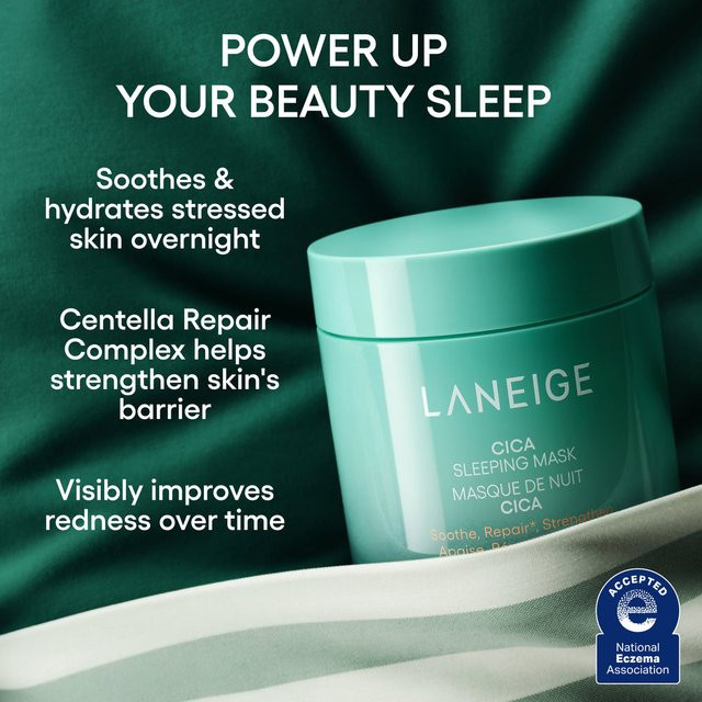 LANEIGE Cica Schlafsmaske, 60 ml, Centella Asiatica, Empfindliche Haut - Bild 1