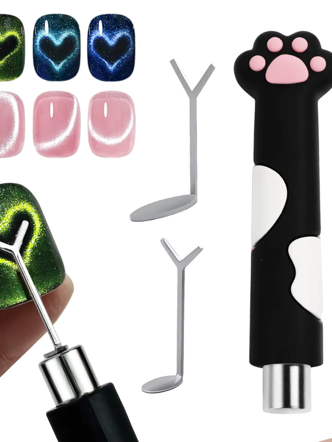 Misscheering Nail-Art-Werkzeug-Set, 3-teilig, magnetisch - Bild 5