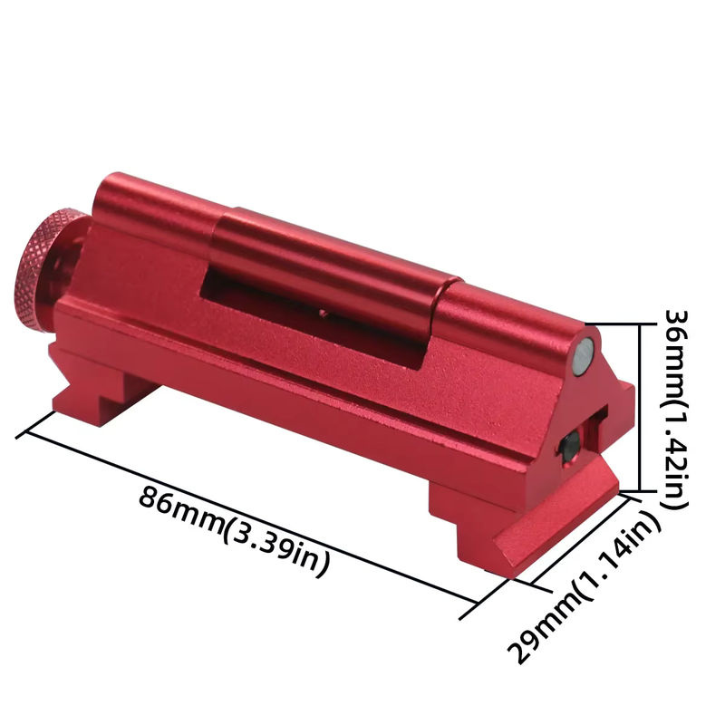Wnew Meißel- und Hobelschärfset mit Honenführung für die Holzbearbeitung, Rot, 5–6 mm - Bild 6