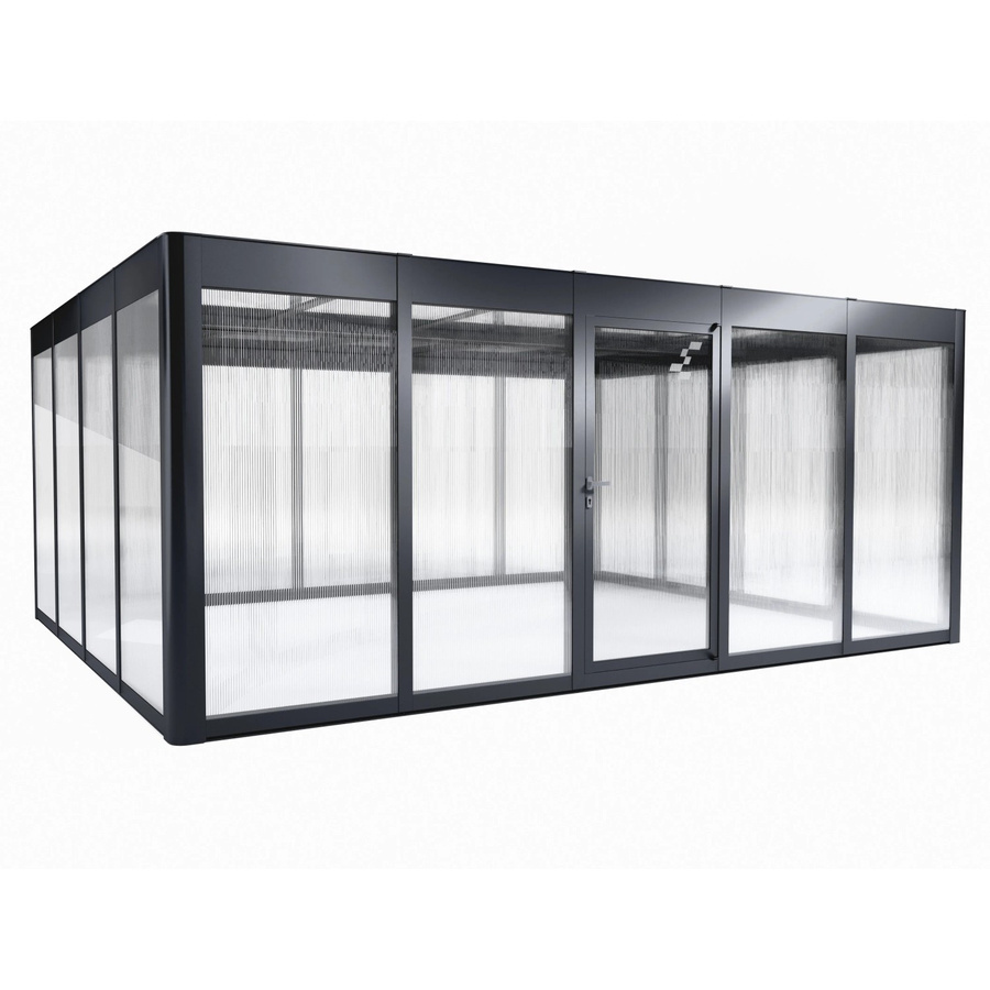 SunElements Gewächshaus Select 5.4 in Silber, B/H/T: 548 x 229 x 443 cm, UV-beständig und winterfest - Bild 2