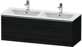 Duravit Waschtischunterschrank D-Neo in Eiche schwarz, B/T/H: 128 x 46,2 x 44 cm - Bild 1