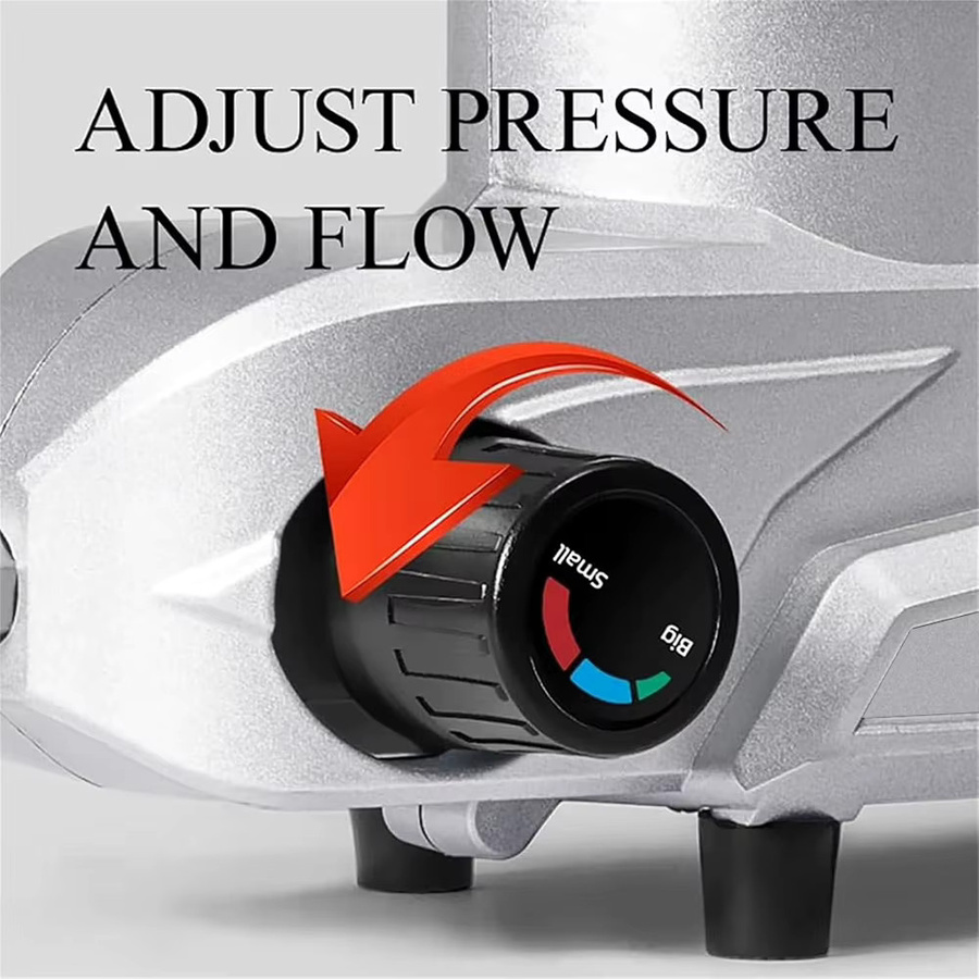 Podofo Airless Farbspritzgerät mit 1600W bürstenlosem Motor, elektrische HVLP Hochdruck-Spritzpistole für Wände und Decken mit 2 l/min Liefermenge - Bild 5
