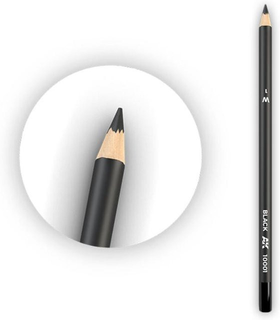 AK Interactive Aquarellstift in Schwarz - Bild 1