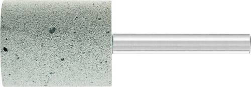PFERD Poliflex Schleifstift Zylinderform Ø 25 x 30 mm, Schaft-Ø 6 mm, Bindung PUR Weich, SIC150, Grau-Grün - Bild 1