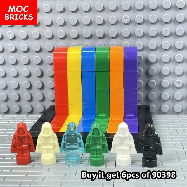 Yiran toy Kit MOC Steine Regenbogen Hintergrundwand Haube Statue, Bausteine Spielzeug, ab 6 Jahren - Bild 1
