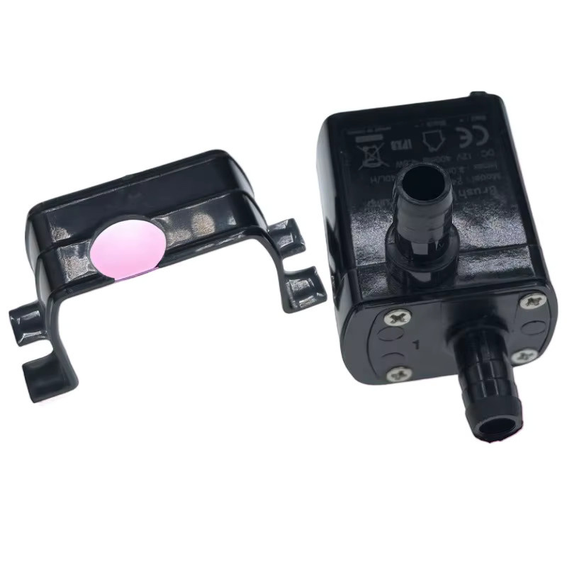 Bürstenlose Mikro-Tauchpumpe DC 12V 4,8W für Aquarium und Hydroponik in Schwarz, 3M Förderhöhe - Bild 3