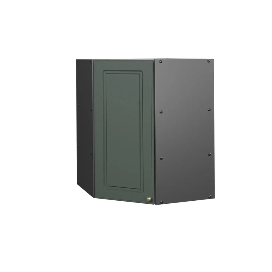 Vicco Eckhängeschrank Fame-Line Landhaus Küchenschrank Anthrazit Grün-Gold mit Softclose-Scharnieren und Einlegeboden, Breite: 57 cm, Höhe: 72 cm, Tiefe: 52 cm - Bild 2