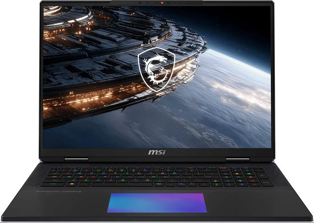 MSI Titan 18 HX A2WJ-1087 Notebook in Schwarz/Silber mit 18 Zoll UHD+, Intel Core Ultra 9 290HX Plus, 64 GB RAM und 2 TB SSD - Bild 1