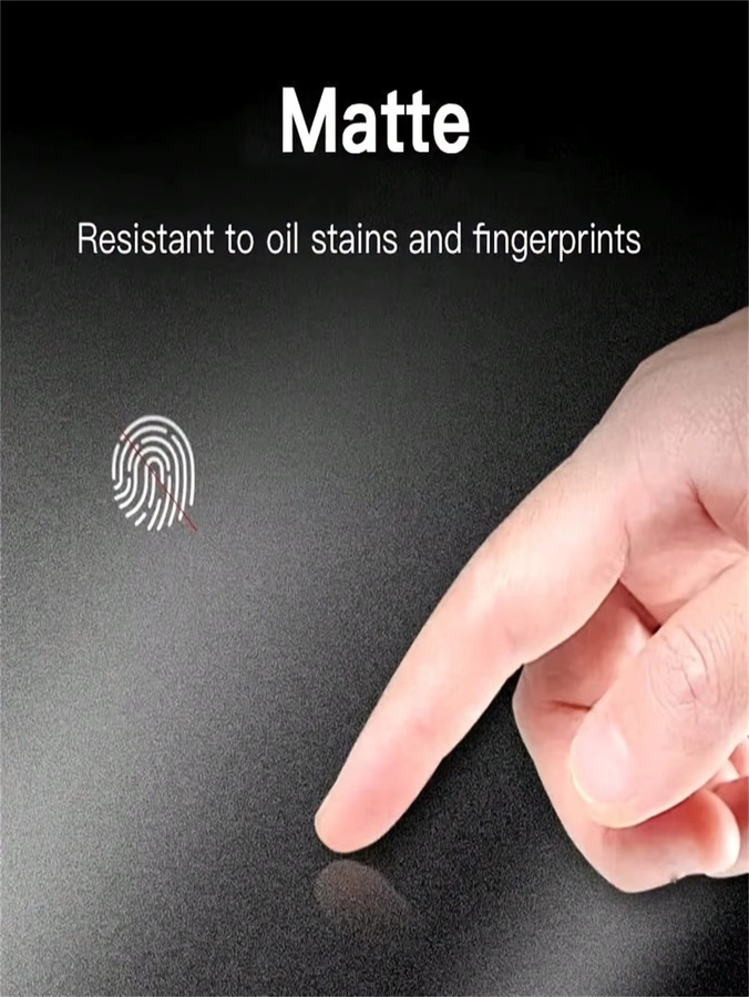 3er-Pack matte Hydrogel-Displayschutzfolie für iPhone 17 Pro Max, Air, 16, 16e, 15, 14, 13, 12 und 11 in Transparent - Bild 6