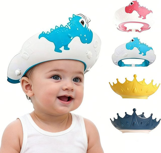 Schutzhaube für Babys beim Baden und Duschen zur Vermeidung von Seifenwasser in den Augen - Bild 1