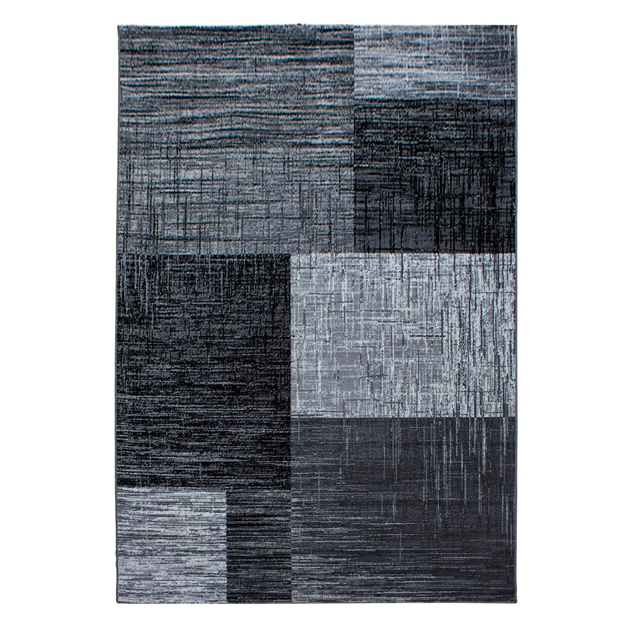 Ayyildiz Kurzflorteppich Plus 8001 Schwarz Grau Kariert Modern B: 140 cm, T: 200 cm - Bild 2