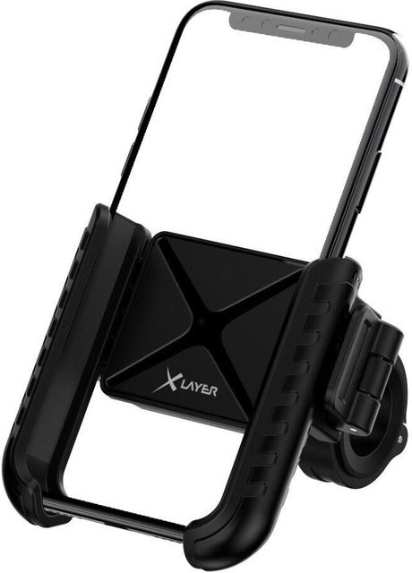 XLayer Smartphone Fahrrad-Halterung mit Schnellverschluss in Schwarz - Bild 1