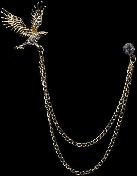 Brosche Herren, Adler Engel Totenkopf Anker, Retro Pins - Bild 1