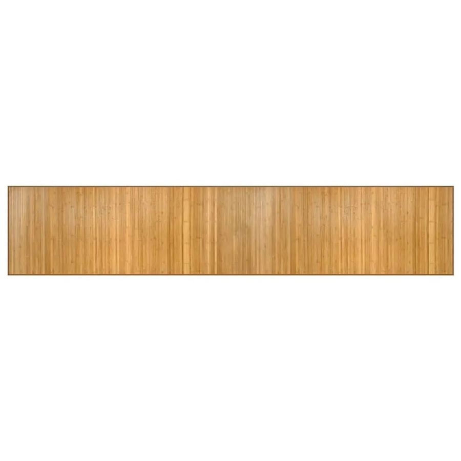 vidaXL Teppich Rechteckig Beige Natur Bambus und Polypropylen B/T: 80 x 400 cm - Bild 2