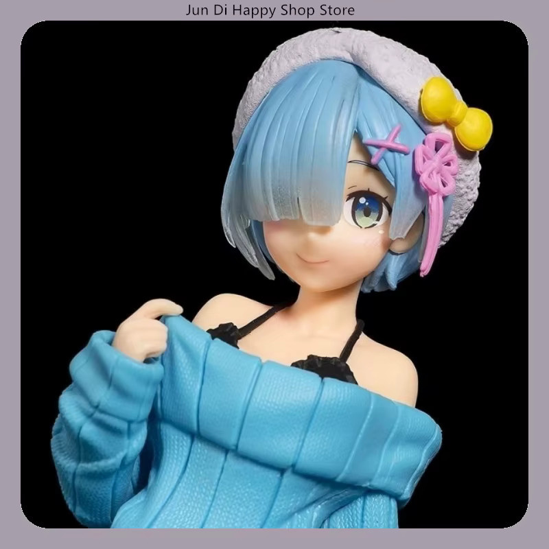 Bandai Re:Zero Rem Figur, 23 cm, blau, Kunststoff - Bild 2