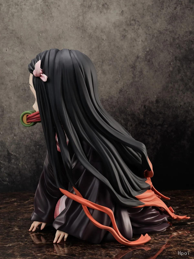 MIFEN Kamado Nezuko Dämonentöter Anime Figur PVC Kniende Pose 9cm - Bild 3